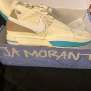 Nike | Shoes | Nike Ivory And Teal Athletic Shoes | Poshmark display picture 2